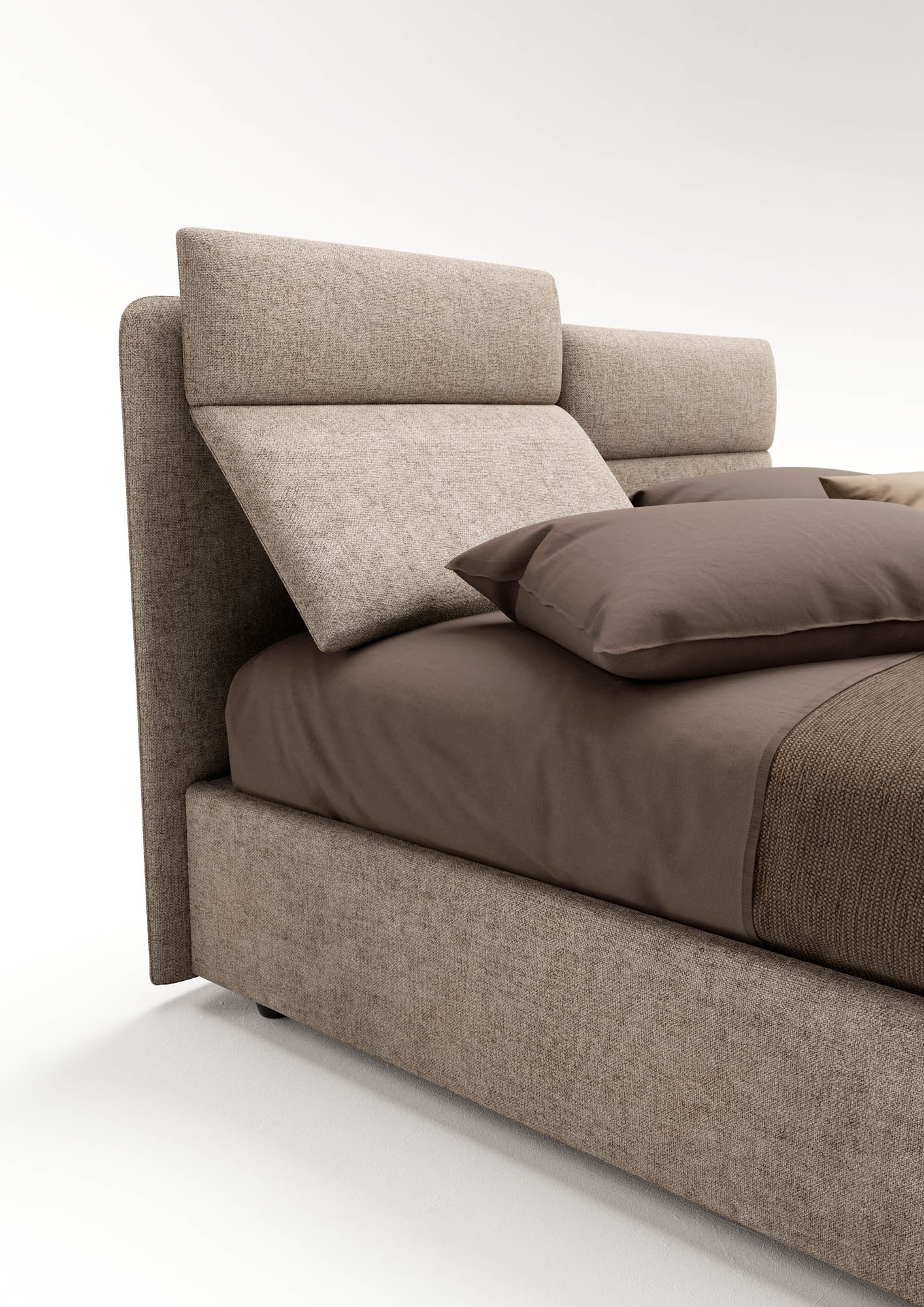 cabecero textil  reclinable