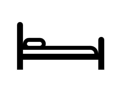 logotipo de una cama tapizada
