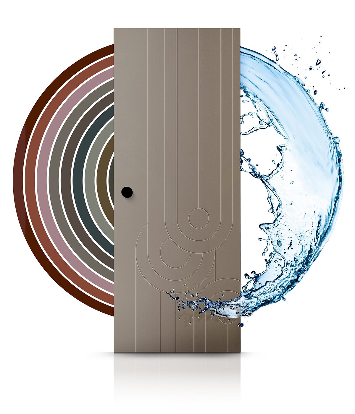 puerta  itaoiana disponible en muchos colores lacados eco sostenibles